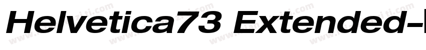 Helvetica73 Extended字体转换